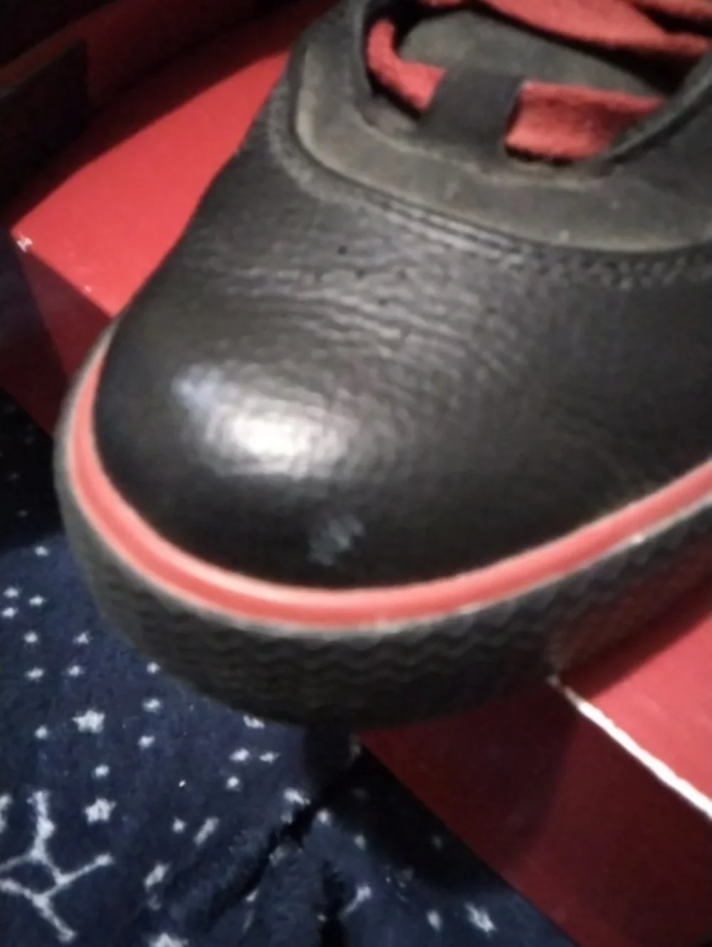 Jordan Black and Red Athletic Shoes - Classic Mid Sneaker Sz 6.5Y (Women's Sz8)